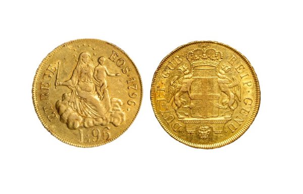 GENOVA - Dogi biennali, III fase (1637-1797) - GENOVA - DOGI BIENNALI (terza fase 1637-1797) - 96 lire 1796