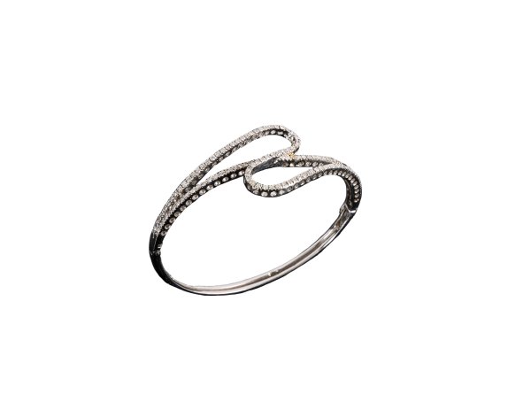 BRACCIALE - Bracciale in oro bianco 18kt e diamanti