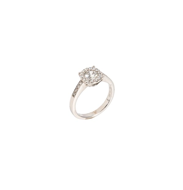 Anello - Anello in oro bianco 18kt