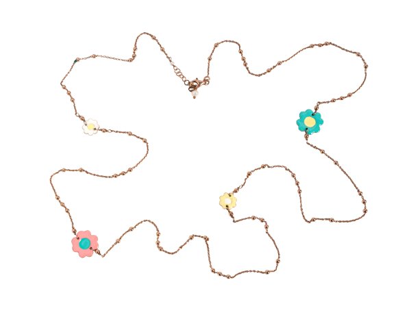 COLLANA - Collana in argento dorato