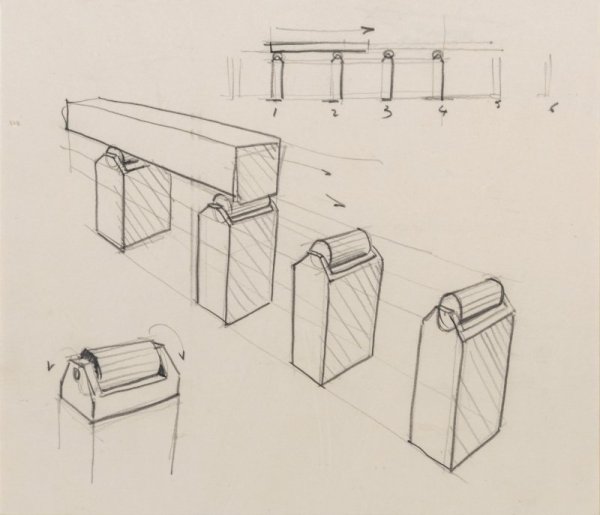 CAVENAGO UMBERTO - Progetto per scultura