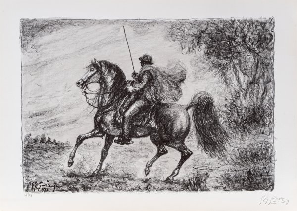 GONZAGA GIOVAN FRANCESCO - Uomini e cavalli - Cartella completa