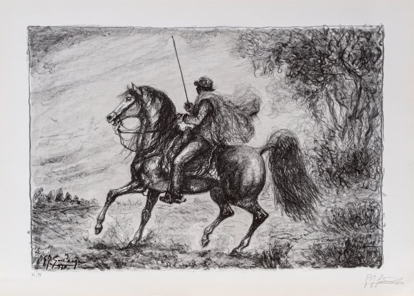 GONZAGA GIOVAN FRANCESCO - Uomini e cavalli - Cartella completa
