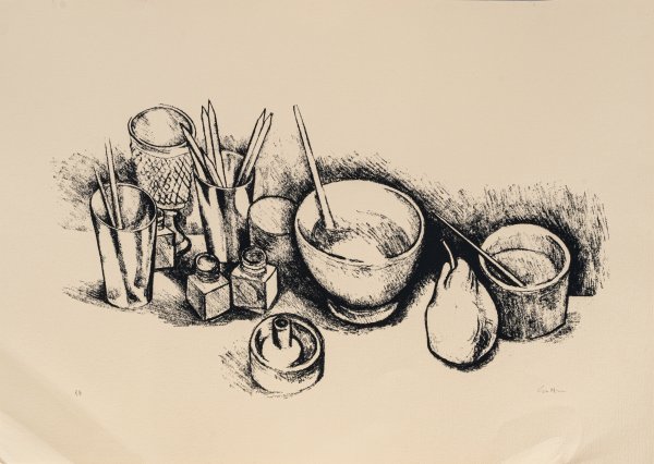RENATO GUTTUSO - Natura morta