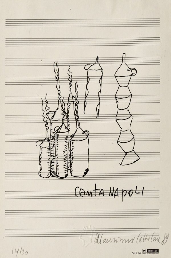 MAURIZIO CATTELAN - Canta Napoli - portfolio