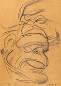 BONETTI UBERTO - Caricatura di Giuseppe Ungaretti