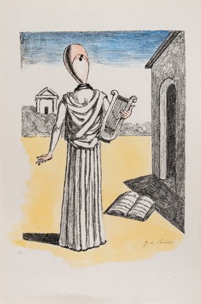 GIORGIO DE CHIRICO - La musa della storia