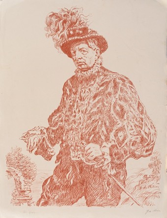 GIORGIO DE CHIRICO - Autoritratto in costume