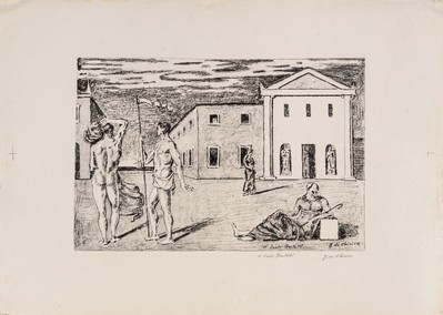 GIORGIO DE CHIRICO - La partenza di Giasone