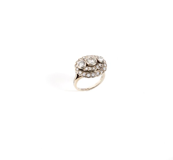 Anello in oro bianco 18kt
