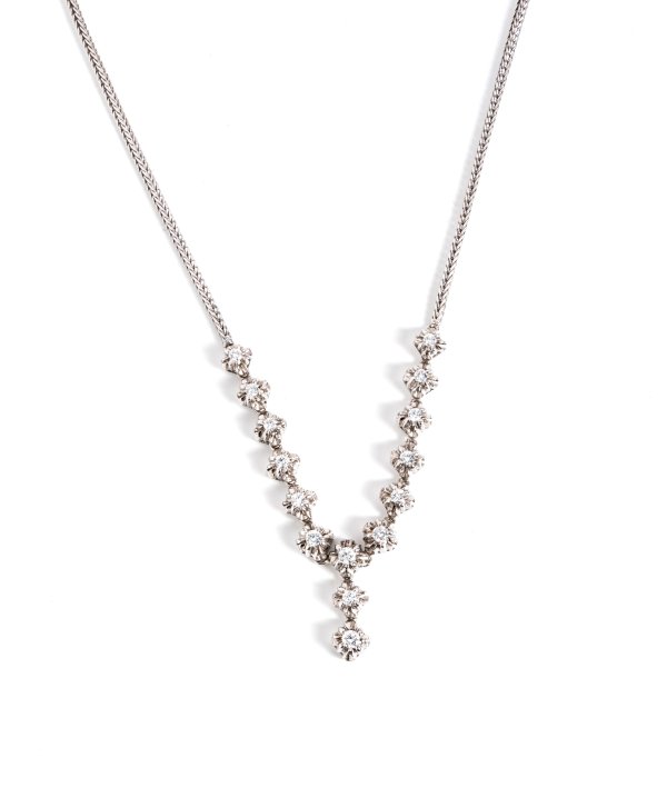 Collana in oro bianco 18kt
