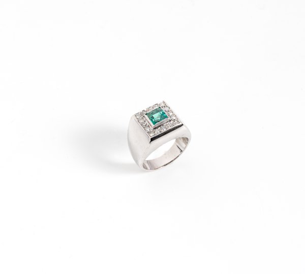 Anello in oro bianco 18kt