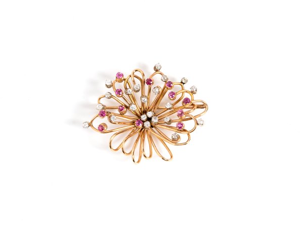 Spilla in oro rosa 18kt