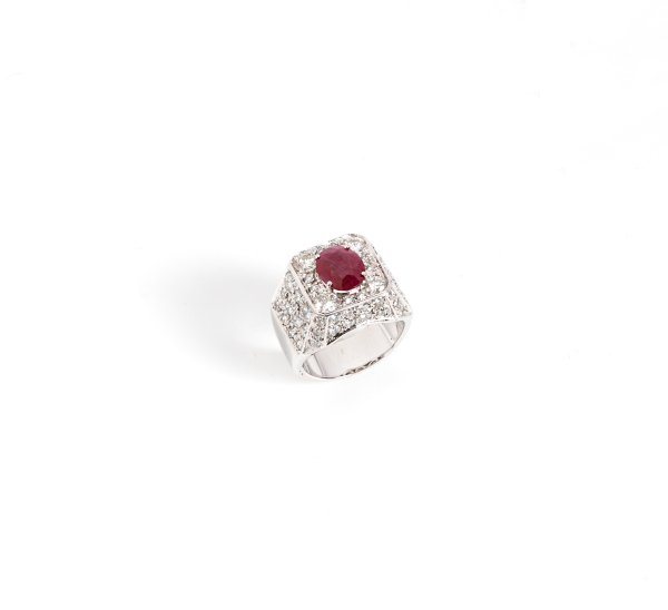 Anello in oro bianco 18kt