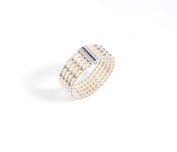 Bracciale rigido in oro bianco 18kt