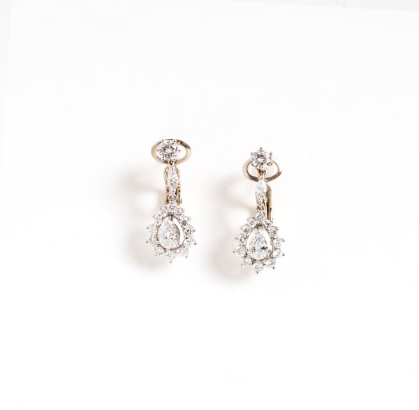 Orecchini in oro bianco 18kt