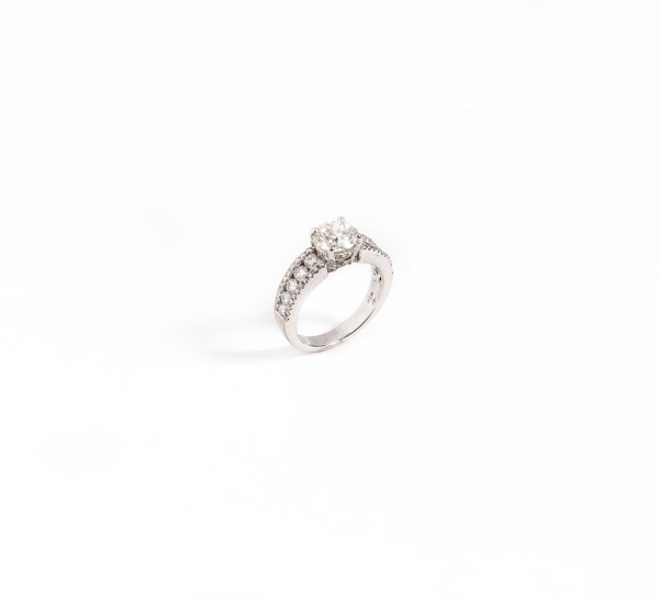 Anello in oro bianco 18kt