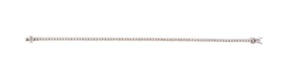 Bracciale tennis in oro bianco 18kt