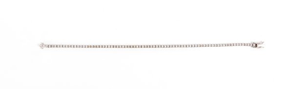 Bracciale tennis in oro bianco 18kt