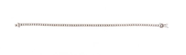 Bracciale tennis in oro bianco 18kt
