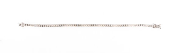 Bracciale tennis in oro bianco 18kt