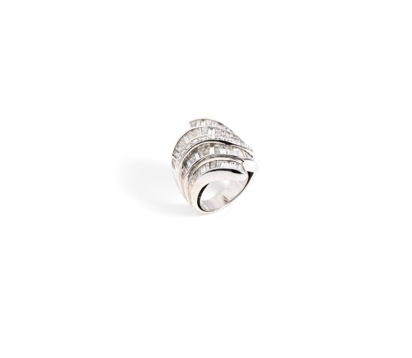 Anello in oro bianco 18kt
