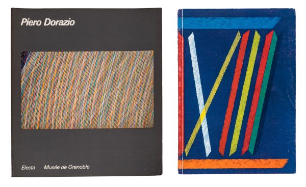 PIERO DORAZIO - Lotto di due cataloghi