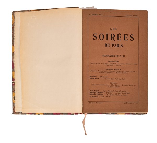 AUTORI VARI - Les soirées de Paris - Sommaire du n° 19