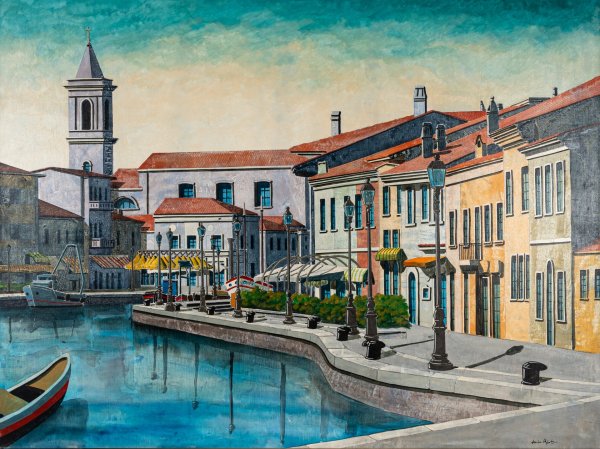 TONINO CAPUTO - Vecchio porto canale a Cesenatico
