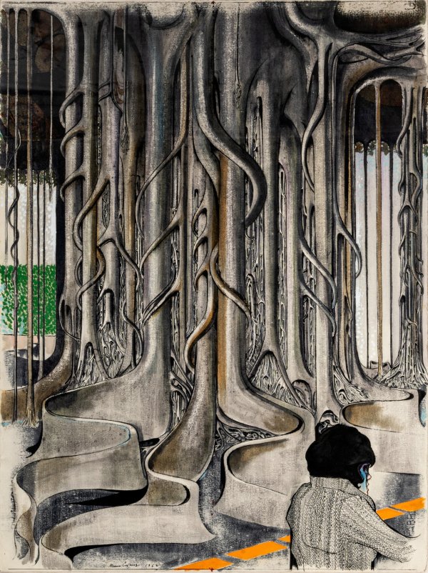 BRUNO CARUSO - Tronco di ficus. Villa Garibaldi