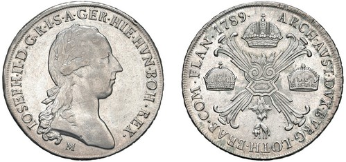 GIUSEPPE II D'ASBURGO-LORENA, monetazione imperiale (1780-1790) - Crocione 1789, Milano.
