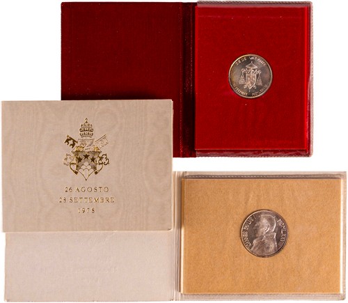 GIOVANNI POAOLO I, Albino Luciani (1978) - Lotto composto da due 1000 lire ed un 500 lire Sede Vacante (settembre 1978).