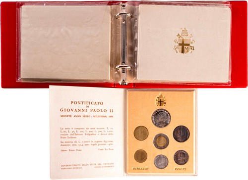 GIOVANNI PAOLO II, Karol Wojtyla (1978-2005) - Lotto di 6 divisionali (1979-1984).