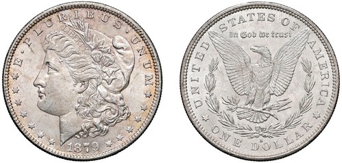STATI UNITI D'AMERICA - Dollaro Morgan 1879.