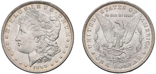 STATI UNITI D'AMERICA - Dollaro Morgan 1888/O.