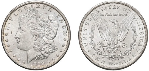 STATI UNITI D'AMERICA - Dollaro Morgan 1899 O.