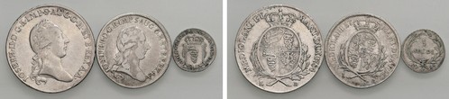GIUSEPPE II D'ASBURGO-LORENA, monetazione di tipo lombardo (1780-1790) - Lotto di 3 monete, 1784, Milano.