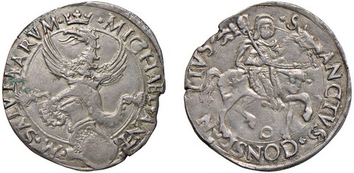 CARMAGNOLA - MICHELE ANTONIO DI SALUZZO (1504-1528) - Cornuto, s.d..