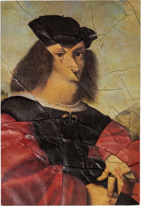 JIRI KOLAR - Senza titolo (Omaggio a Raffaello Sanzio)