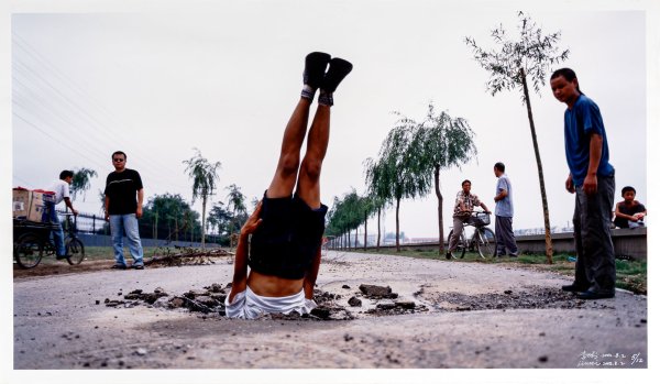 WEI LI - Falls to the Earth, Beijing 08.20.2002