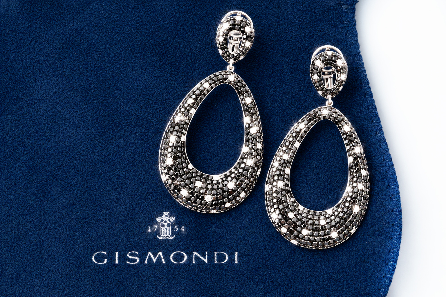 GISMONDI, orecchini pendenti con Diamanti