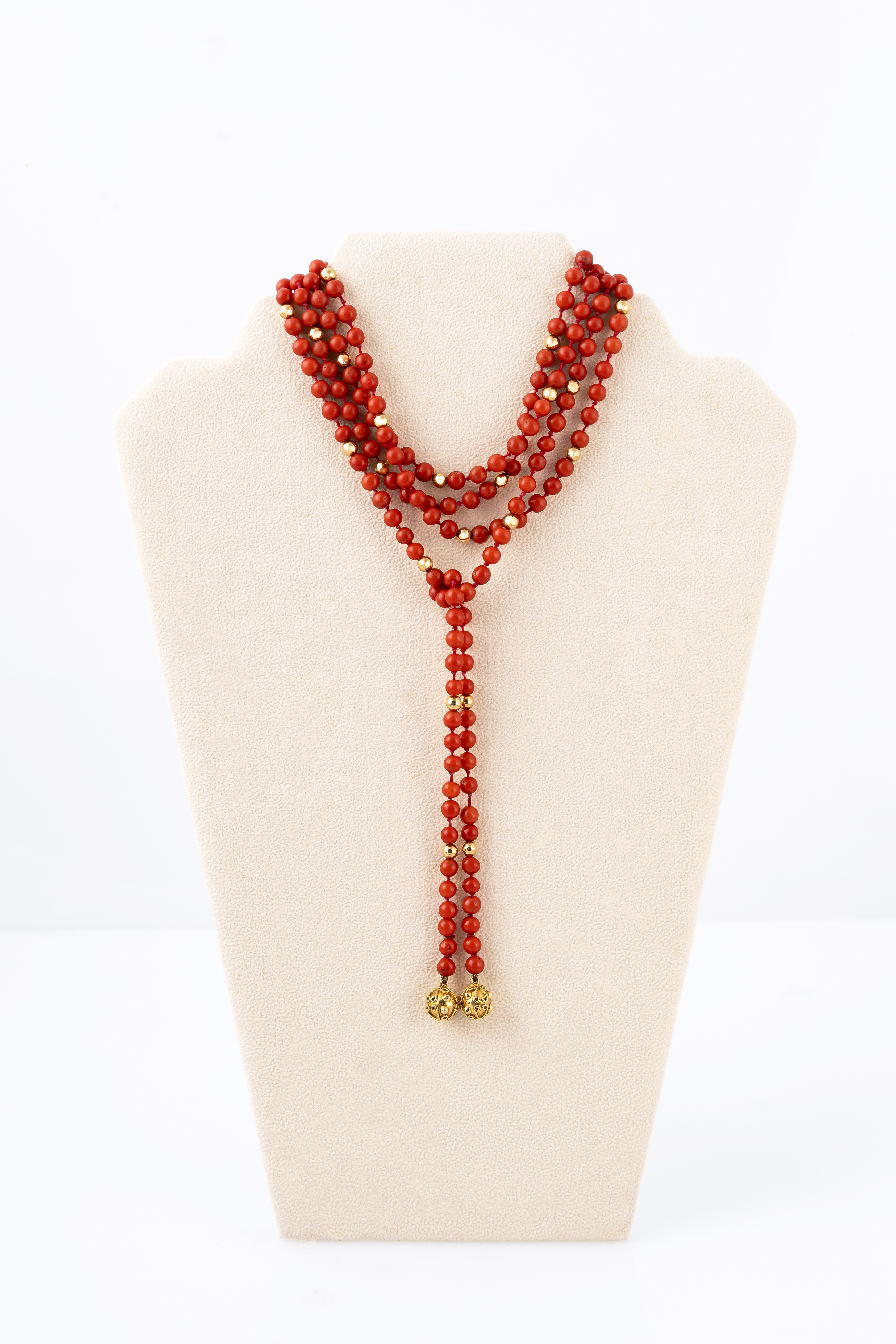 Collana in Corallo rosso Mediterraneo