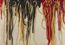 Spaghetti su tela