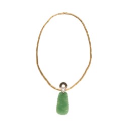 Collana in oro bicolore 18kt