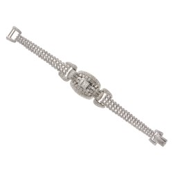 Bracciale in oro bianco 18kt e diamanti