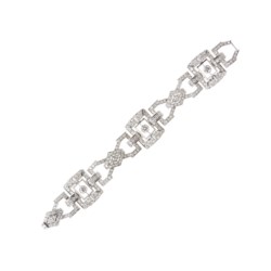 Bracciale in platino, 1940 circa