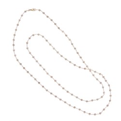 Collana in oro rosa 18kt e diamanti