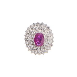 Anello in oro bianco 18kt