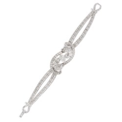 Bracciale in platino, 1950 circa