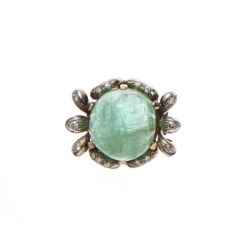 Anello in oro bicolore 18kt